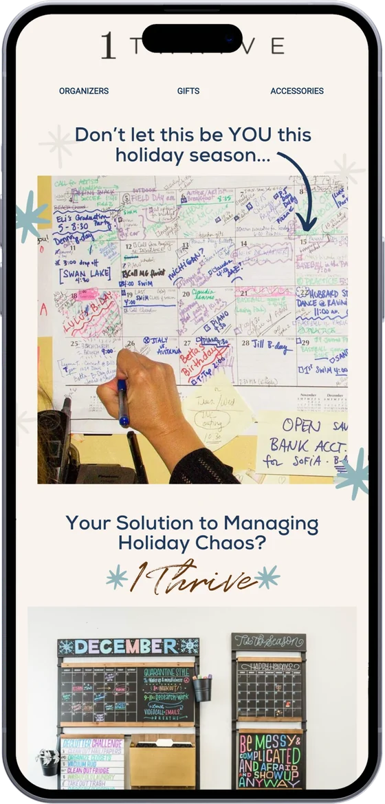 1Thrive email on a phone